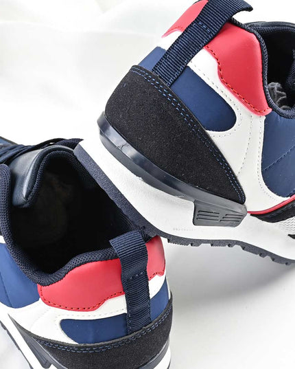 Pantofi sport de barbati din material textil, B4052 - Albastru Inchis