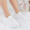 Pantofi Sport De Dama,Din material textil,D1491,Alb