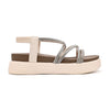 Sandale de dama,Cu platforma,Din piele Ecologica,F-5811,Bej