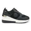 Pantofi sport De dama ,cu insertii de plasa,D1341, Negru