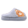 Papuci de casa Copii,Cu inorog/Ursulet,Imblaniti,PC06,Gri