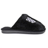 Papuci de casa Dama, pufosi,cu Ursulet, Imblaniti,PD1065,Negru