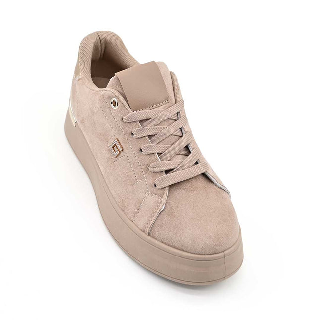 Pantofi Sport De Dama,Din Piele ecologica intoarsa,D1511,Bej