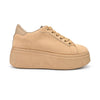 Pantofi Sport De Dama,Din Piele Ecologica Intoarsa,D1433,Bej