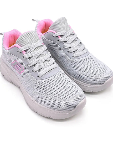 Pantofi sport De dama din material Textil - D1398.Gri