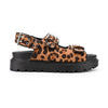 Sandale de dama,Cu platforma,Din Piele Ecologica,SA60,Leopard