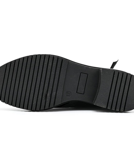 Ghete de dama,Din piele ecologica cu interior imblanit,GD1039,Negru