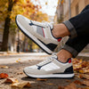 Pantofi sport de barbati,Cu insertii de plasa,B4008,Alb