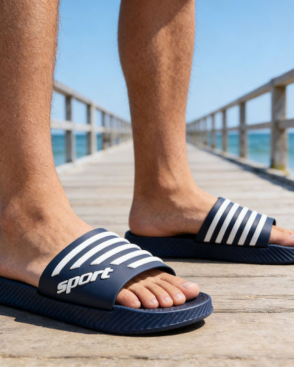 Papuci de casa Barbati,Din Spuma,PB2015,Albastru