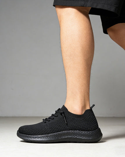 Pantofi sport de barbati din material textil, B4044 - Negru
