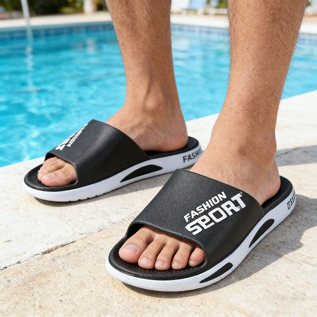 Papuci de casa Barbati,Din PVC,PB2027,Negru