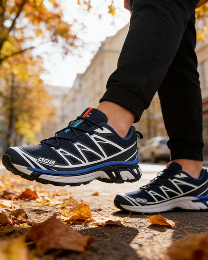 Pantofi sport de barbati, Usori,din material textil, 1296, Albastru