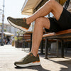 Pantofi sport de barbati,Piele ecologica,B4049,Verde