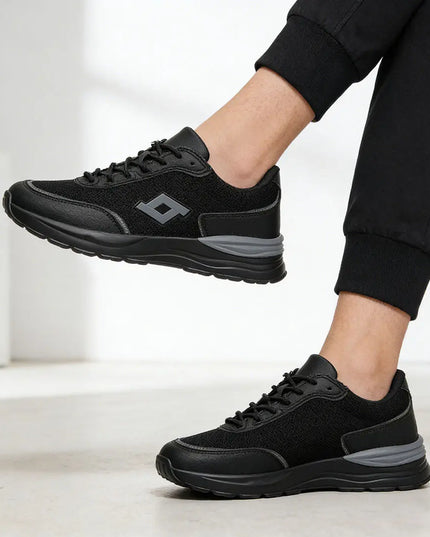 Pantofi sport de barbati,usori,din material textil,1255,Negru OEM