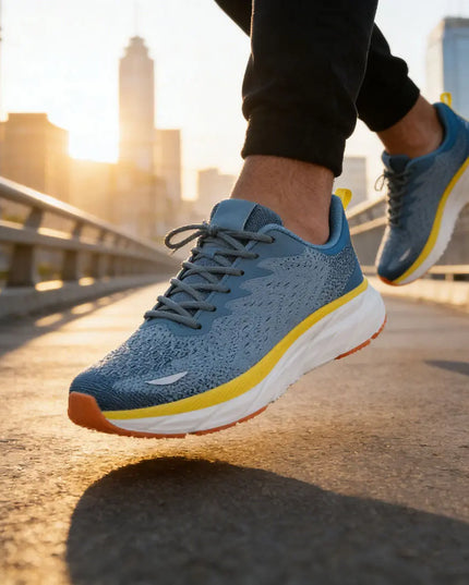 Pantofi sport de barbati,din material textil,1257,Albastru OEM