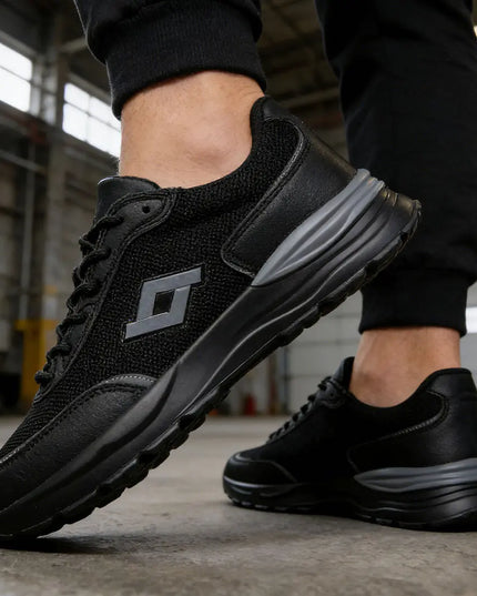 Pantofi sport de barbati,usori,din material textil,1255,Negru OEM
