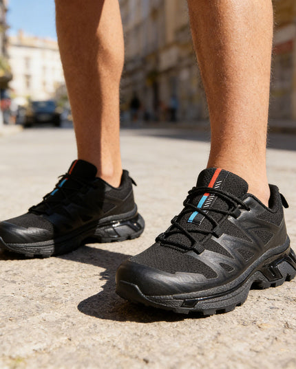 Pantofi sport de barbati, Usori,din material textil, 1296, Negru