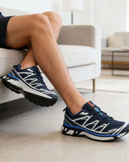 Pantofi sport de barbati, Usori,din material textil, 1296, Albastru