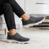 Pantofi sport de barbati,cu inseretii din plasa,B4030,Gri