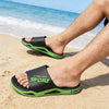 Papuci de casa Barbati,Din PVC,PB2027,Negru cu Verde