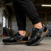 Pantofi sport de barbati,Din piele ecologica,B1298,Negru