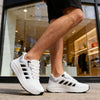 Pantofi sport de barbati, usori,din material textil,B4026,Alb