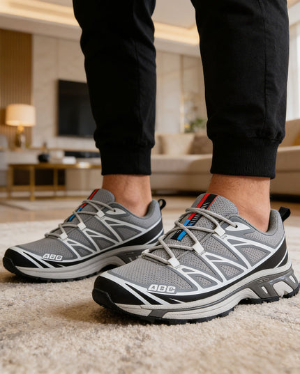 Pantofi sport de barbati, Usori,din material textil, 1296, Gri