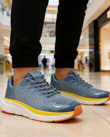 Pantofi sport de barbati,din material textil,1257,Albastru OEM