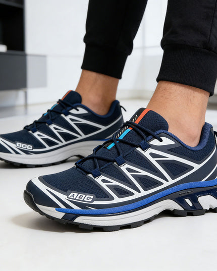 Pantofi sport de barbati, Usori,din material textil, 1296, Albastru