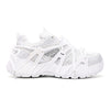 Pantofi Sport De Dama,Din Piele Ecologica Intoarsa,Cu Strasuri,D1408,Alb