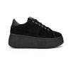 Pantofi Sport De Dama,Din Piele Ecologica Intoarsa,D1433,Negru