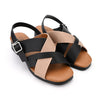 Sandale de dama,Cu Toc Gros,Din Piele Ecologica,SA70,Negru