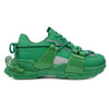 Pantofi sport de dama , din piele ecologica,1291,Verde,
