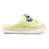 Papuci de casa Dama pufosi,cu papion,PD1010,Verde