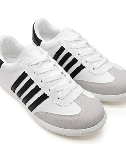 Pantofi sport de dama,D1303,Din piele ecologica,Alb