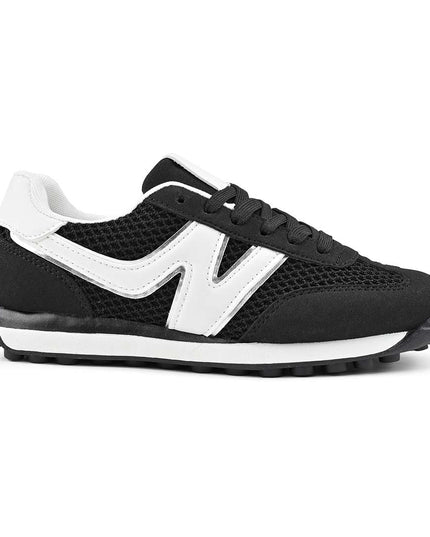 Pantofi Sport De Dama din material textil, D1497 - Negru