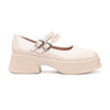 Pantofi casual de dama,Din piele ecologica,P1252, Bej
