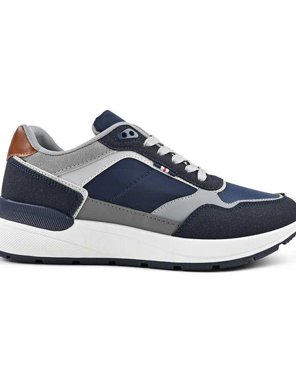 Pantofi sport de barbati din material textil, B4056 - Albastru