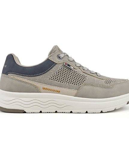 Pantofi sport de barbati din material textil, B4075 - Kaki