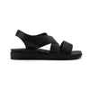 Sandale de Dama,Cu Talpa Joasa,Din Piele ecologica,SA91,Negru