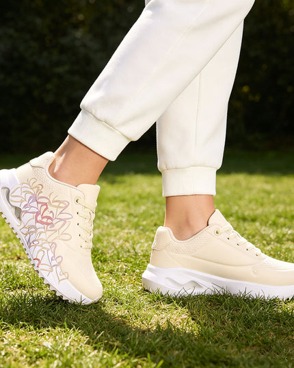 Pantofi Sport De Dama din Piele Ecologica - D1430.Bej