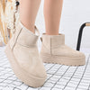 Cizme de dama,tip Ugg,Din Piele ecologica,imblanite,CD1041,Beige