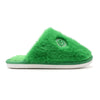 Papuci de casa Dama pufosi,PD1008,Verde