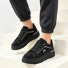Pantofi Sport De Dama,Din Piele ecologica intoarsa,D1516,Negru