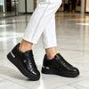 Pantofi Sport De Dama,Din Piele ecologica,D1511,Negru