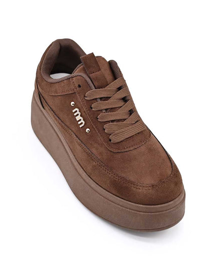 Pantofi Sport De Dama,Din Piele ecologica intoarsa,D1509,Maro