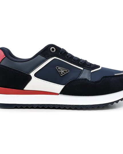Pantofi sport de barbati din piele ecologica, B1298 - Albastru Inchis