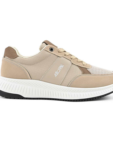 Pantofi sport de barbati piele ecologica, B4050 - Bej