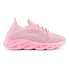 Pantofi Sport De Dama,Din Material Textil,D1421,Roz