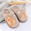 Papuci de casa Copii,pufosi,Cu inorog/Ursulet, Imblaniti,PC06,Maro